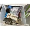 Image 8 : STORAGE BIN WITH CONTENTS - ELECTRICAL COMPONENTS ETC.