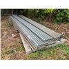 Image 2 : 11 PCS OF GALVANIZED STEEL DECKING 12' X 1'