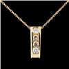 Image 1 : 14K Gold 0.56ctw Diamond Pendant