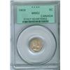 Image 1 : 1909 5¢ RL PCGS MS62.  Lightly toned in old green PCGS holder.