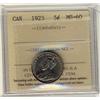 Image 1 : 1923 5¢ ICCS MS60.