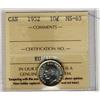 Image 1 : 1952 10¢ ICCS MS65
