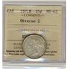 Image 1 : 1871H 25¢ Obv 2 ICCS MS62