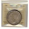 Image 1 : 1947 $1 ML ICCS MS63.