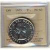 Image 1 : 1955 $1 Arn ICCS MS60