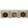 Image 1 : 1957 $1 1 WL ICCS MS63.  Lot of 3 coins.