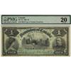 Image 1 : 1900 DC-16 $4 #062177 PMG VF20. A decent example