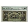 Image 1 : 1902 DC-17a  $4 S/N 000948 pp A  Courtney, #4's at top PMG VF20 net, minor splits repairs.  Scarce.