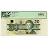 Image 1 : 1991 $20 BC-58c #AWF3000000, PCGS CH UNC64 PPQ.