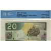 Image 1 : 2007 $20 BC-64a, ERROR, 1 Misplaced Digit.  CCCS F15, pinhole.