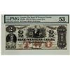 Image 1 : The Bank of Western Canada 1859 $2 CH-795-10-08, PMG AU53.