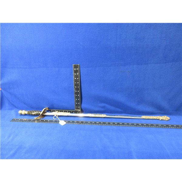 Cincinnati Regalia Co. Fraternal Dress Sword with Scabbard