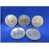 Image 2 : 5 Canadian Dollar Coins - 1968, 1969, 1970, 1973, 1978