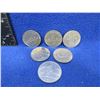 Image 1 : 6 Canadian Dollar Coins - 1968 x 2, 1969, 1971, 1982, 1984