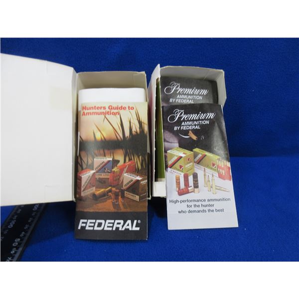 2 Collector Boxes - Federal Ammunition Guides