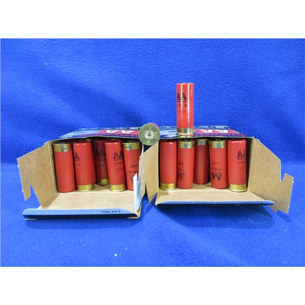 12 Ga. 2 3/4" 8 Shot Winchester AA Shotgun Shells