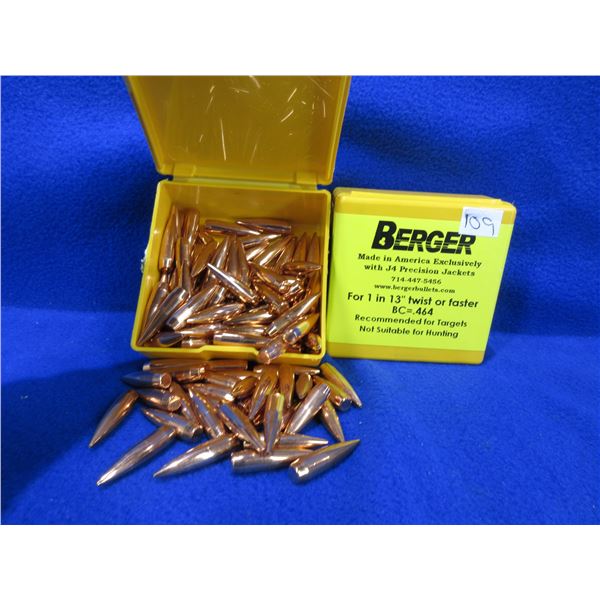 30 Cal. 155.5gr BT Fullbore Match Grade Berger Bullets