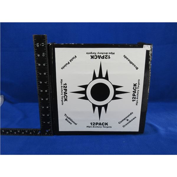 NEW - 12Pack Hips Archery Targets  - 12"x12"x12"