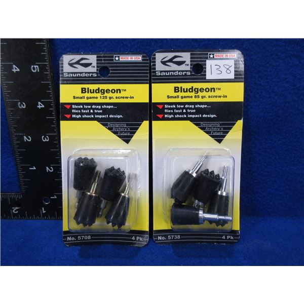 NEW - Saunders Small Game Bludgeon 85 gr. Archery Head