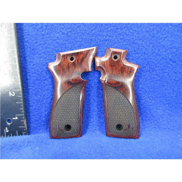 Colt Gov't .380 Super Rosewood Checkered Pistol Grips