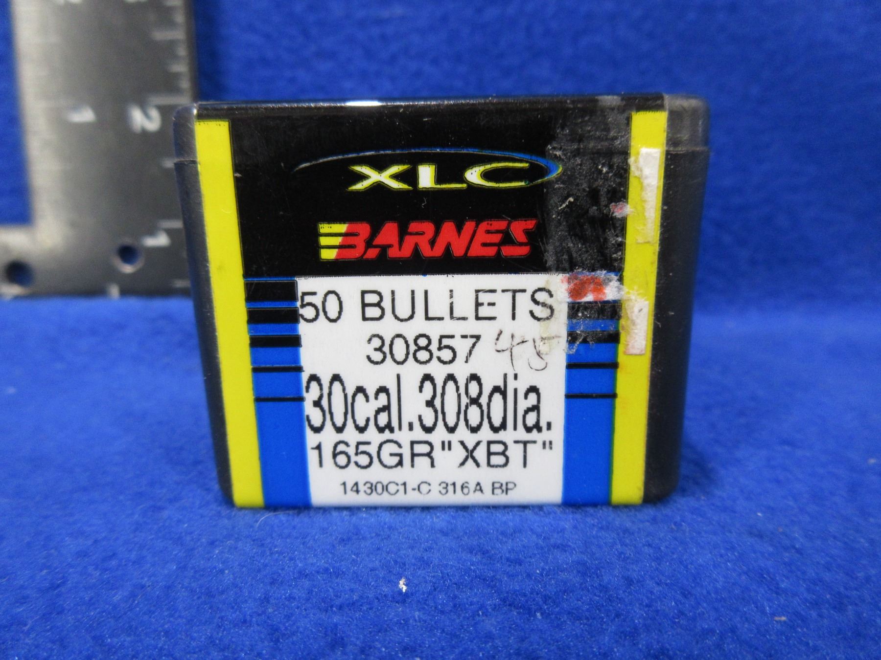 30 Cal. 308 Dia. 165gr XBT Barnes XLC Bullets