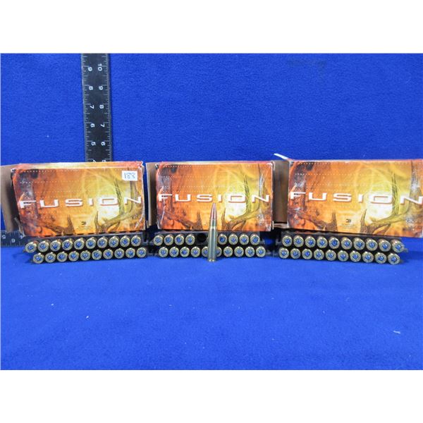 338 Federal 200gr Fusion Cartridges - 3 Boxes of 20