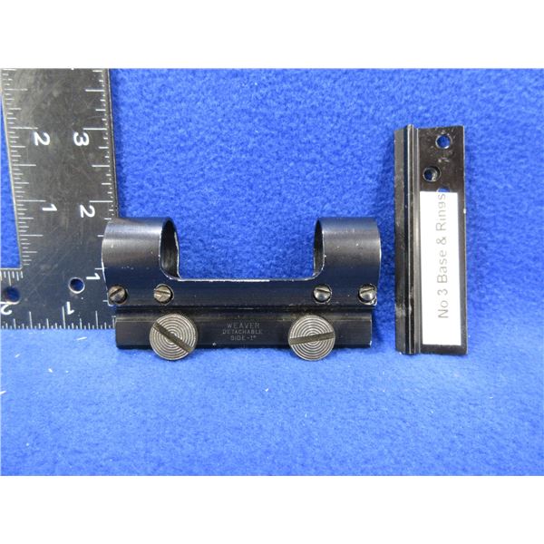Weaver Side Mount - 1" Rings & No. 3 Side Mount Base