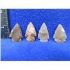 Image 2 : 4 Flint Arrowheads