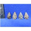 Image 1 : 4 Flint Arrowheads