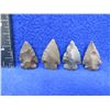 Image 2 : 4 Flint Arrowheads