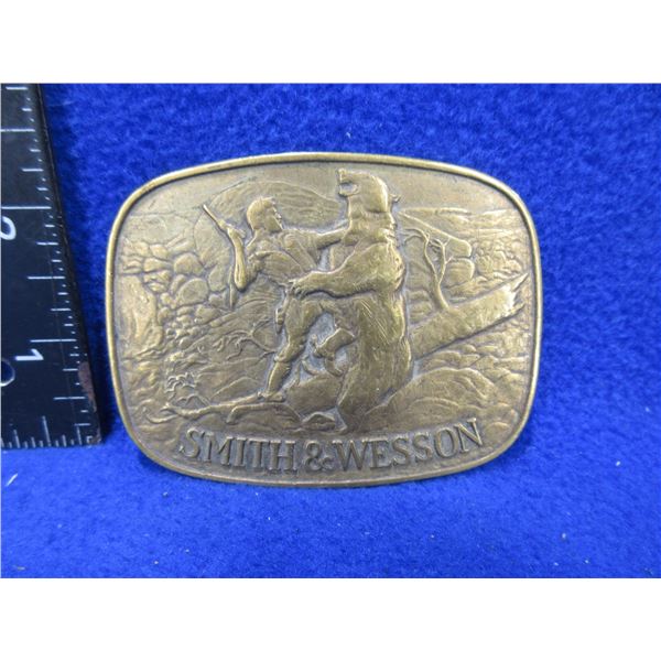 1978 Smith & Wesson Brass Belt Buckle