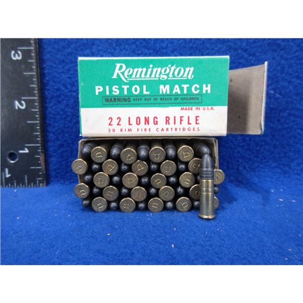 Collector Ammo - 22 LR Rem. Pistol Match - Box of 50