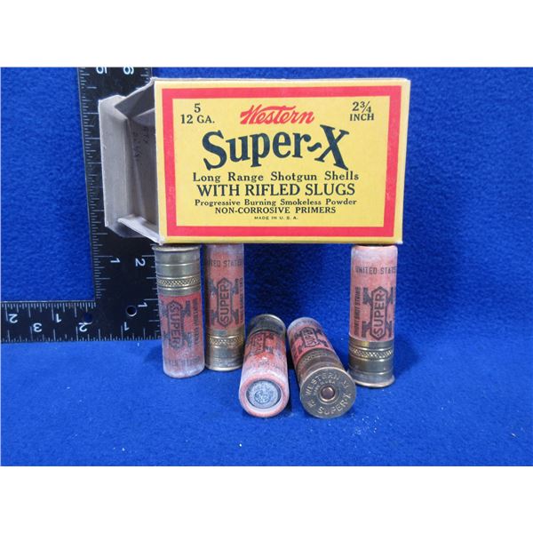Collector Ammo - 12 Ga. 2 3/4" Rifled Slug Western SuperX