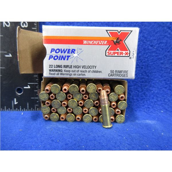 Collector Ammo - 22 LR HV PP Win. SuperX Cartridges