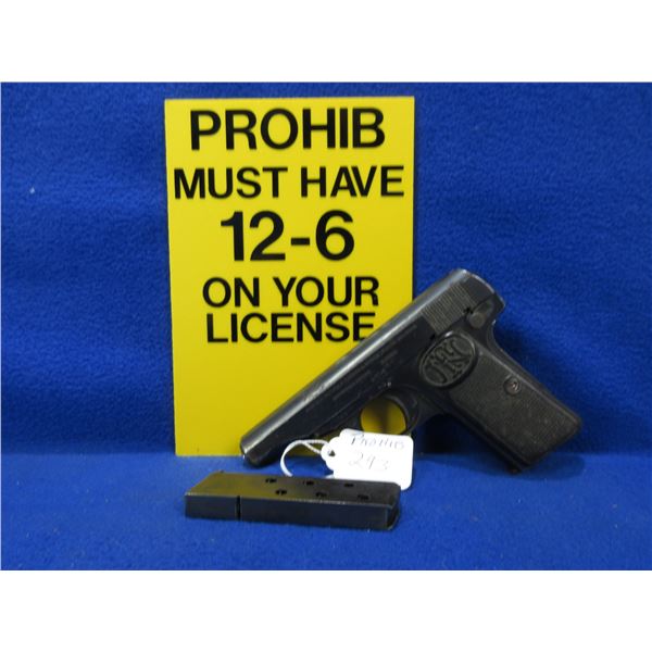 PAL MUST HAVE 12-6 ON IT TO BUY THIS - Browning 7.65