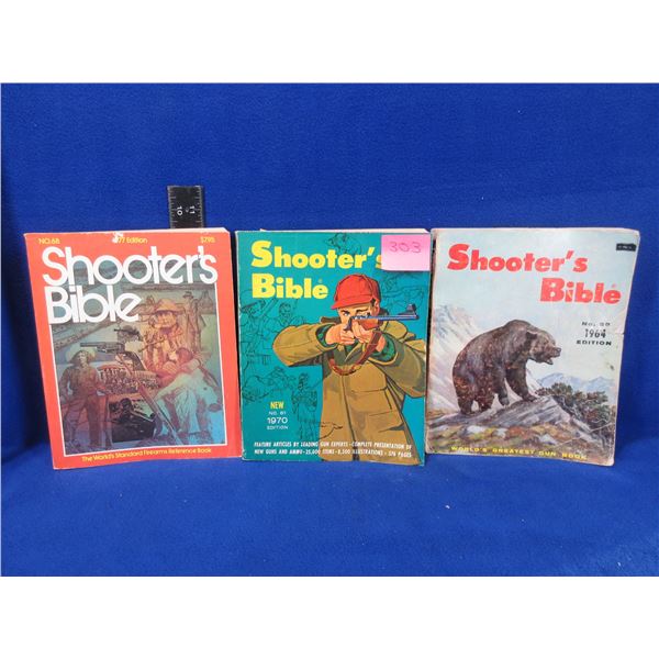 3 Books - Shooter's Bible - 1964, 1970, 1977 Editions