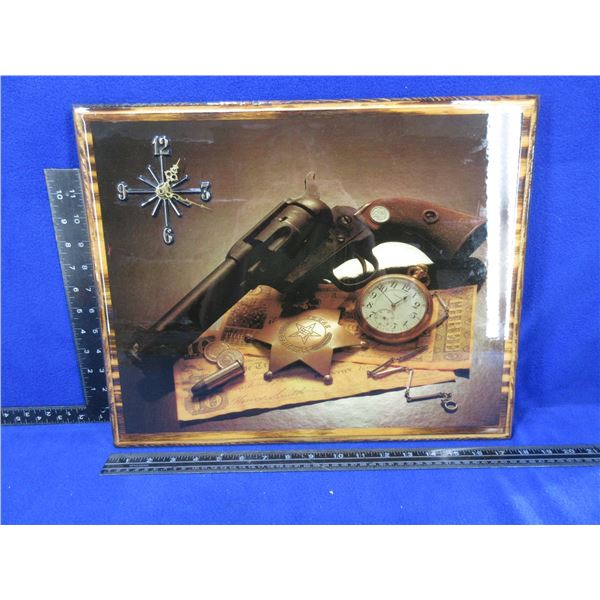 Texas Rangers Wall Clock - 18" x 14 1/2"
