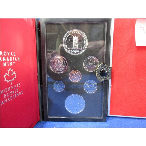 1977 - Canadian 7 Coin Proof Set - Silver Dollar is 500 Silver