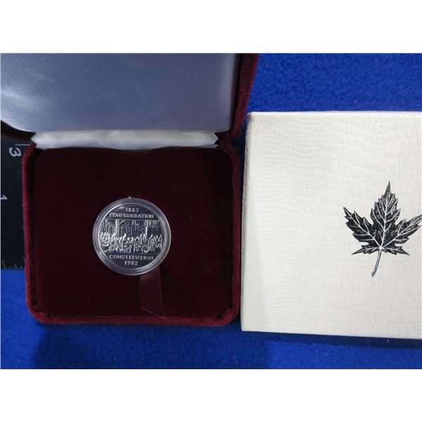 1982 - Canadian Dollar - Confederation Constitution