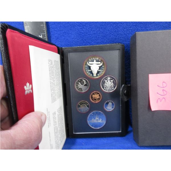 1982 - Canadian 7 Coin Proof Set - Silver Dollar is 500 Silver