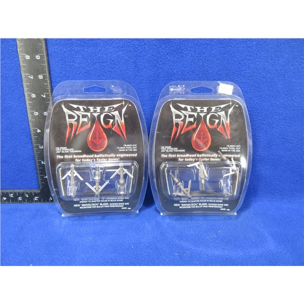 NEW - The Reign Broadhead Hunting Arrow Tips