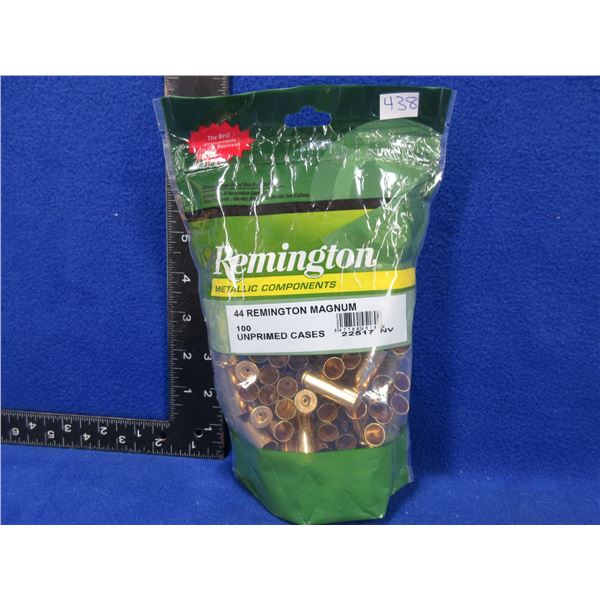 NEW - Brass - 44 Rem. Mag Unprimed - Bag of 100