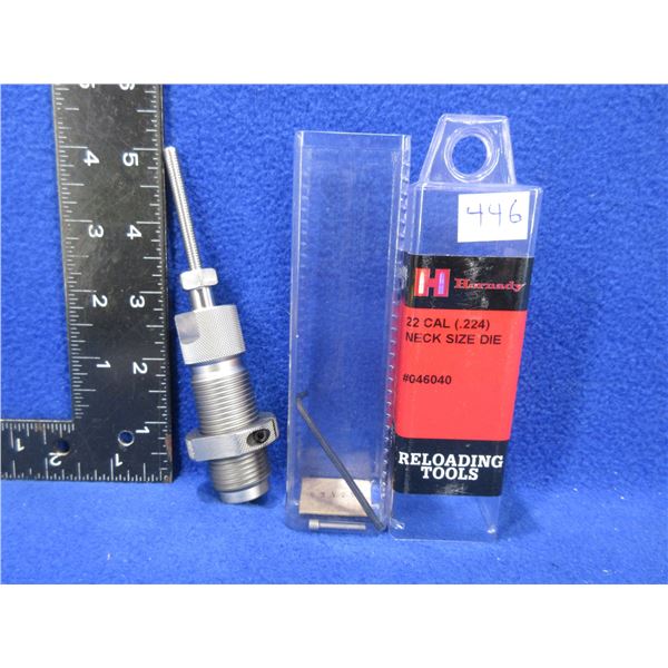 22 Cal. .224 Dia. Hornady Neck Size Die