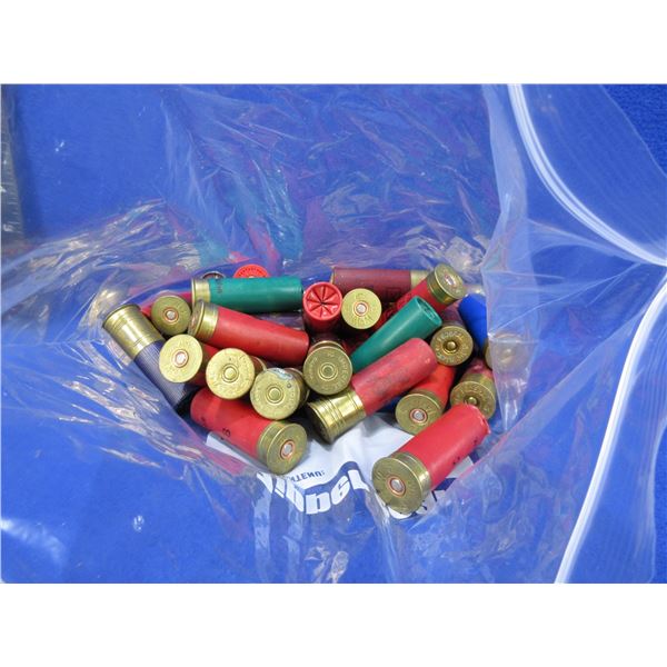 12 Ga. Shotgun Shells - Bag of 38 Misc.  - Maybe Reloads