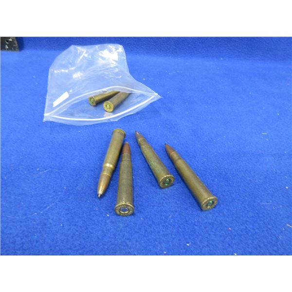 303 British Cartridges - Bag of 6 Misc. - Maybe Reloads
