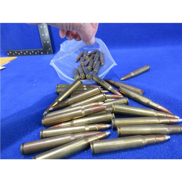 30-06 Sprg Cartridges - Bag of 38 Misc. - Maybe Reloads