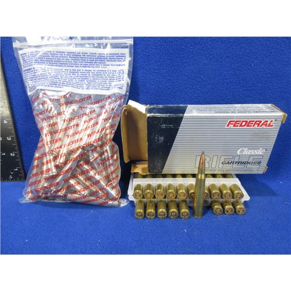 280 Rem. 150gr SP Federal Cartridges and Brass