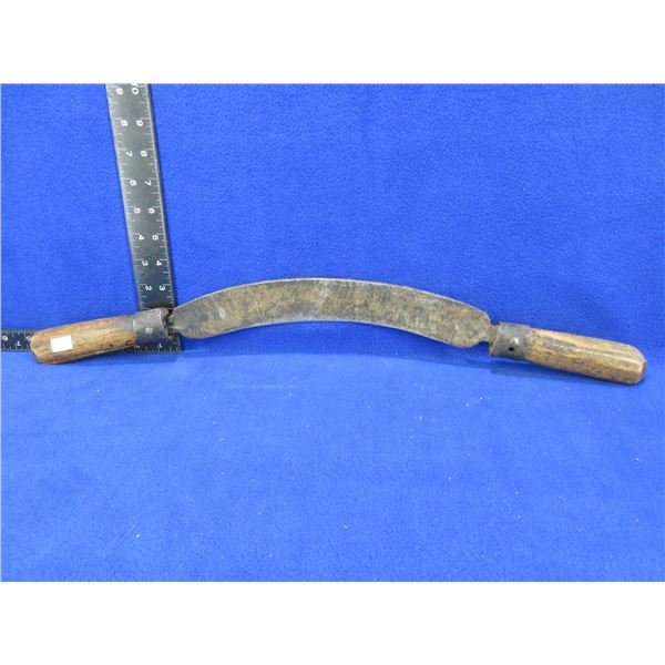 Vintage Draw Knife - 23" - Right Handle is Broken