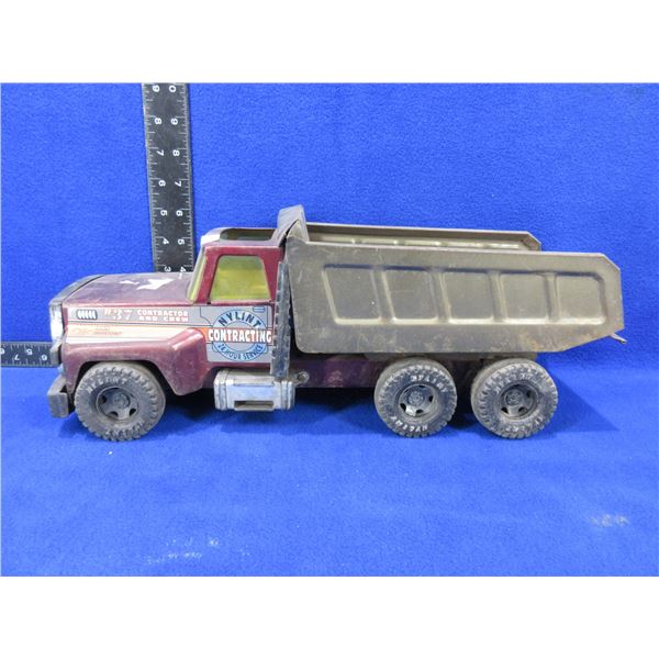 Vintage Nylint Contracting Metal Dump Truck #37