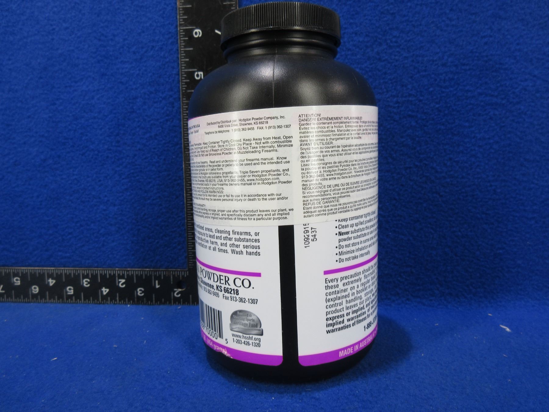 Hodgdon Benchmark Rifle Powder - Sealed 1 lb Tub